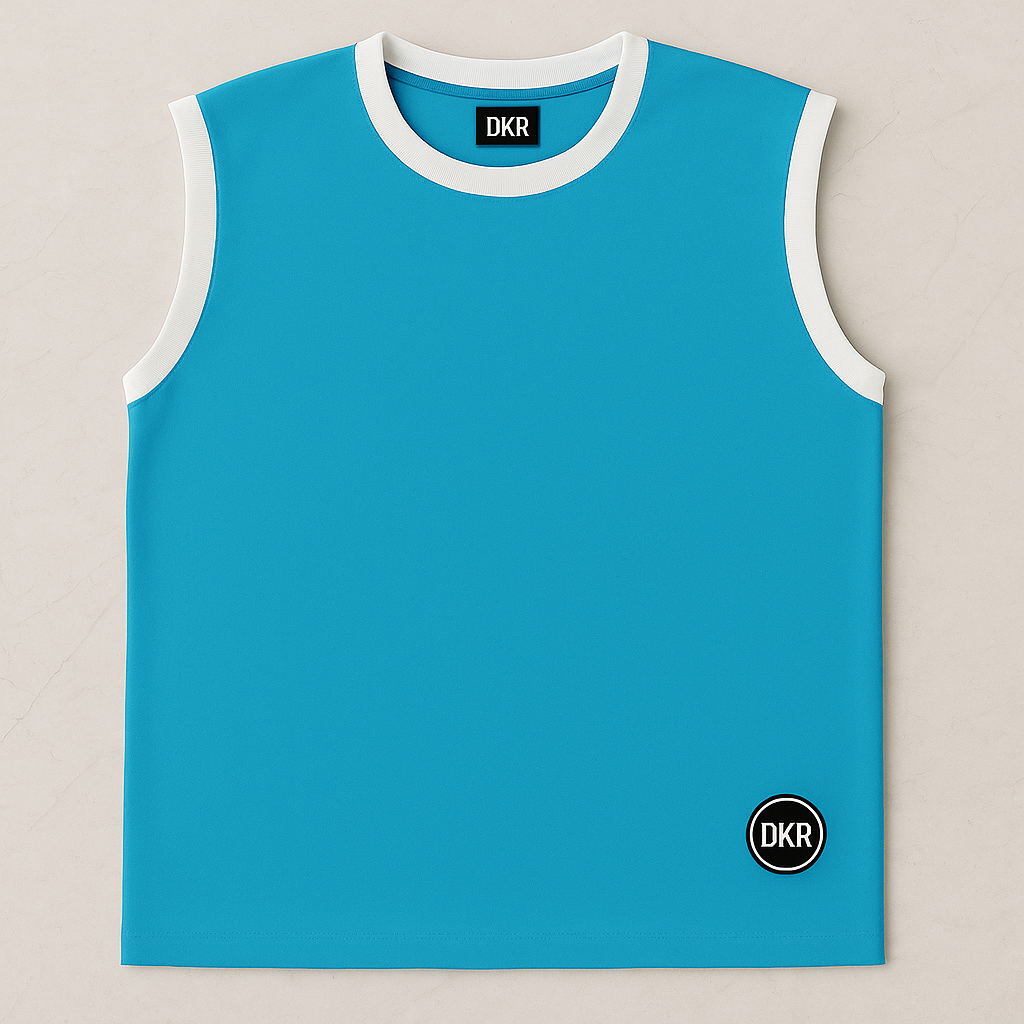 Sleeveless Cotton T-Shirt – 100% Cotton