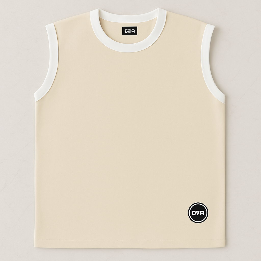 Sleeveless Cotton T-Shirt – 100% Cotton
