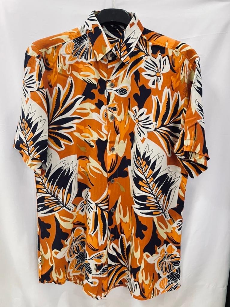Printed Cotton Shirt – Multicolor Design’s
