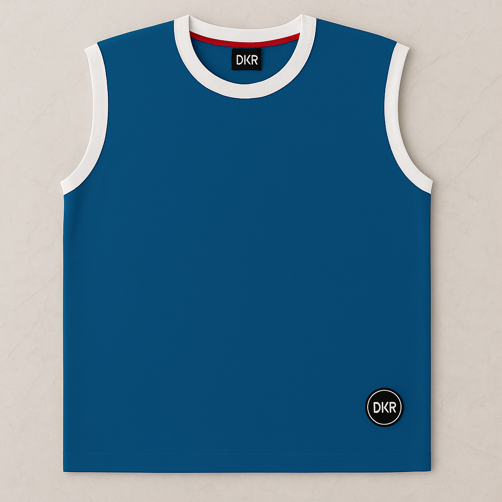 Sleeveless Cotton T-Shirt – 100% Cotton