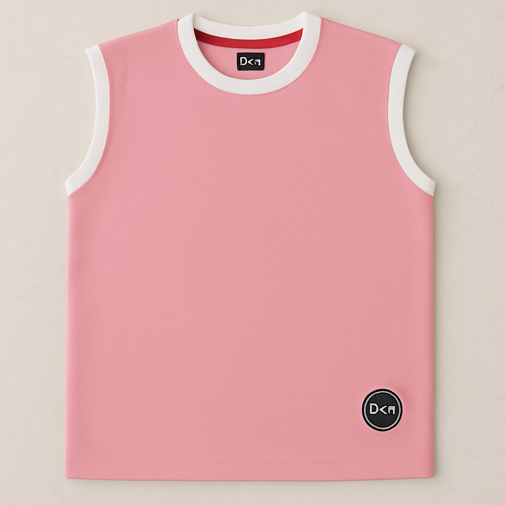 Sleeveless Cotton T-Shirt – 100% Cotton