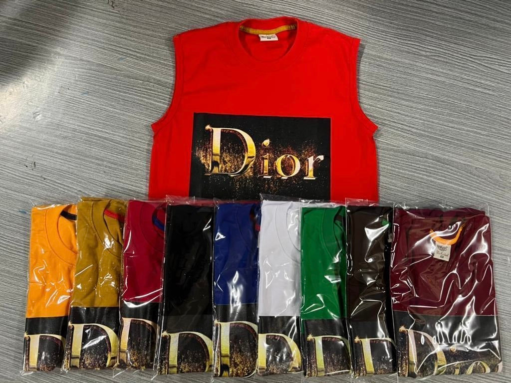 Men’s Sleeveless Printed T-Shirt – Versatile Casual Wear in Multiple Colors