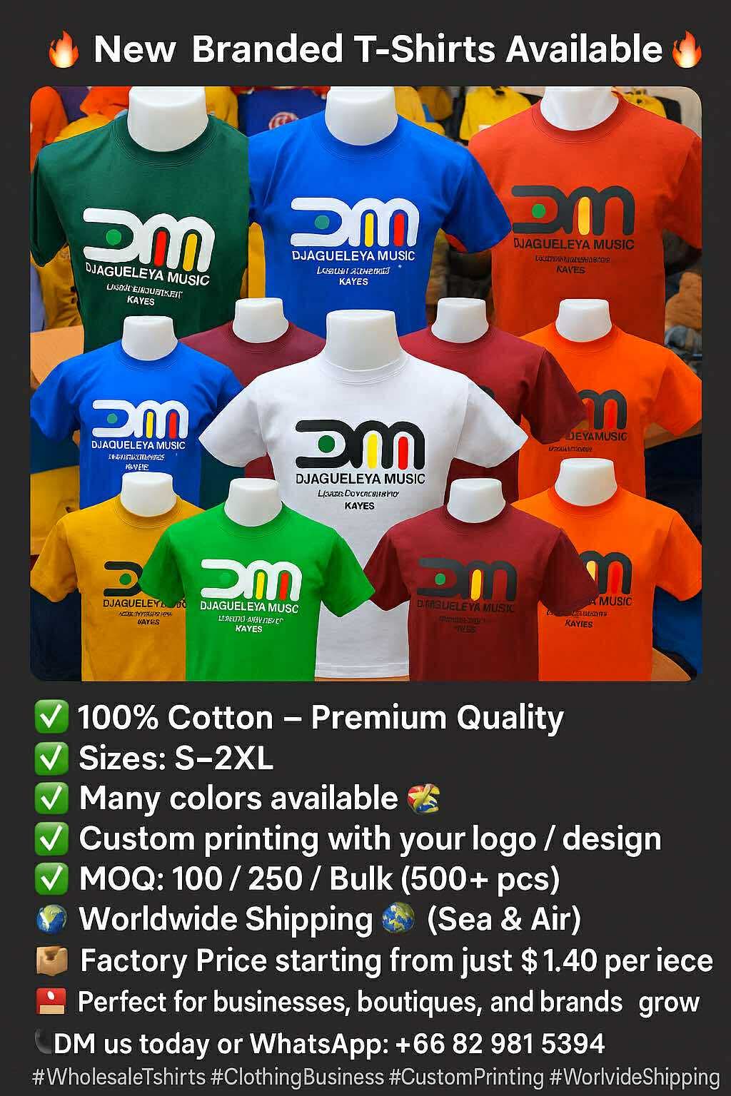 Plain T-Shirts - 100% Cotton (Copy)