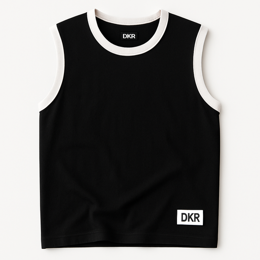 Sleeveless Cotton T-Shirt – 100% Cotton