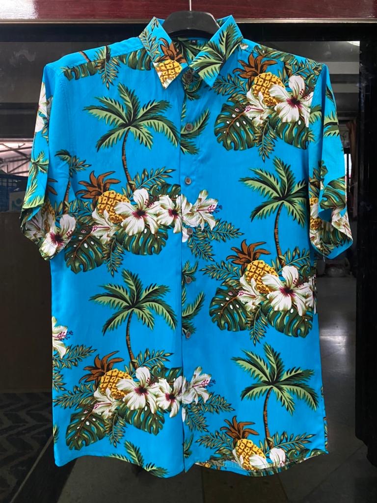 Printed Cotton Shirt – Multicolor Design’s
