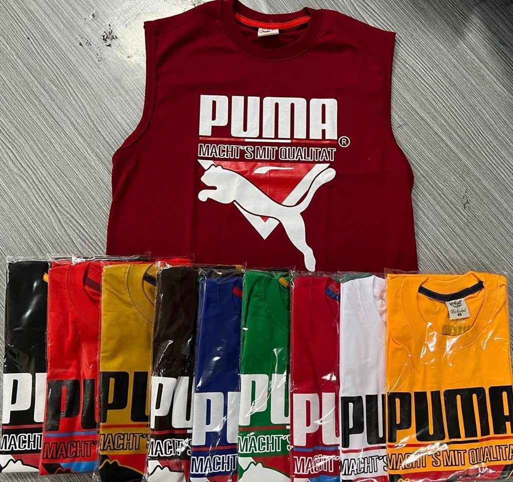 Men’s Sleeveless Printed T-Shirt – Versatile Casual Wear in Multiple Colors