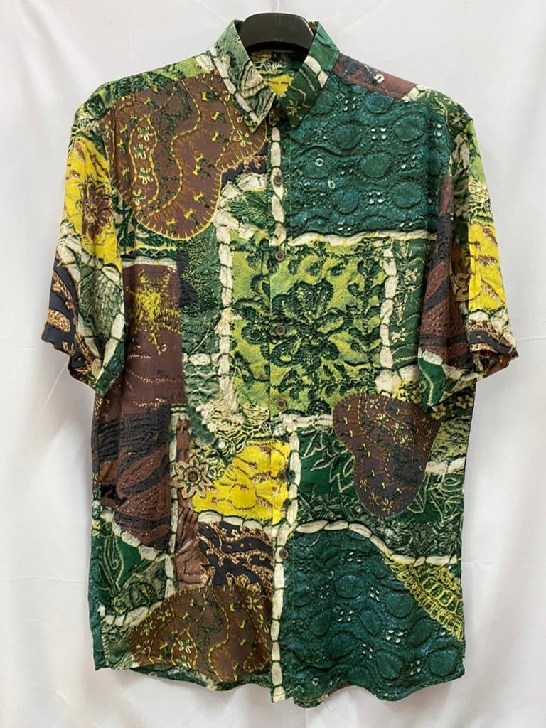 Printed Cotton Shirt – Multicolor Design’s