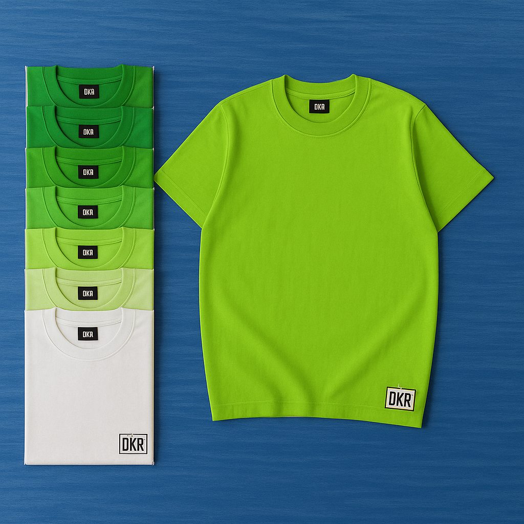 Premium Plain Cotton T-Shirt – Multiple Colors
