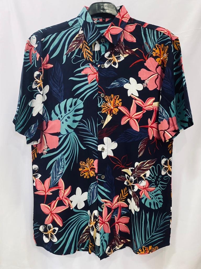 Printed Cotton Shirt – Multicolor Design’s